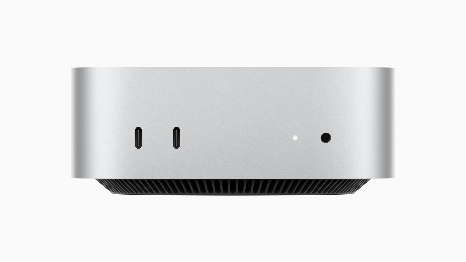 M4 Mac mini 전면 포트