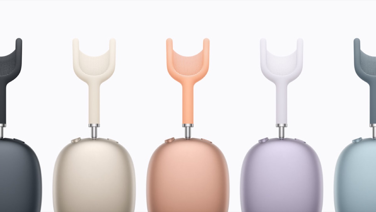 다섯 가지 색상의 AirPods Max 2 라인업