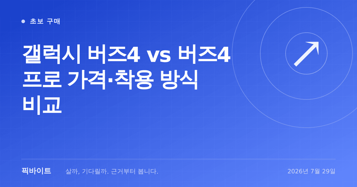 제품 구매 핵심을 정리한 픽바이트 자체 제작 그래픽